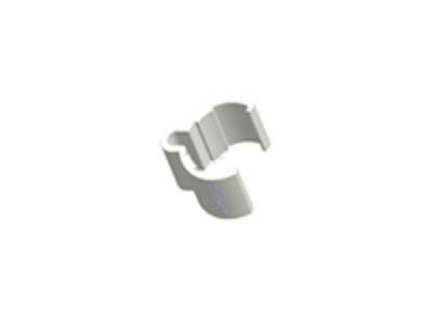 Clip pour support de protection feuille A4 pour barre aluminium diamètre 28 mm